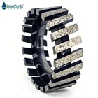 Шлифовальный круг с ЧПУ 86 мм, сегментированный Тип для фрезерного станка, калибровочное колесо, гранитный мрамор, Алмазное профилирующее колесо