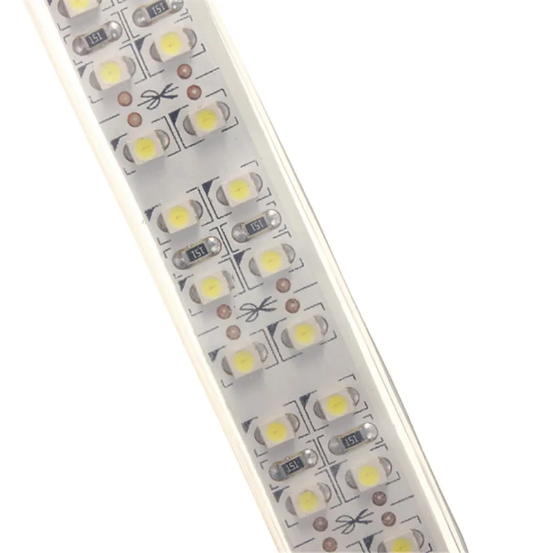 CLAITE 5 м 120 Вт DC12V двухрядная 3528 SMD 1200 Светодиодная Белая теплая белая IP67