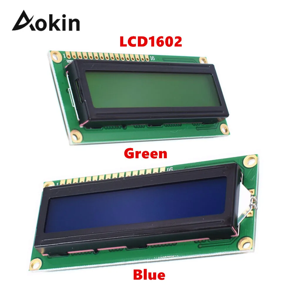 Модуль ЖК 1602 синий зеленый экран 16x2 символа ЖК-дисплей модуль HD44780 контроллер