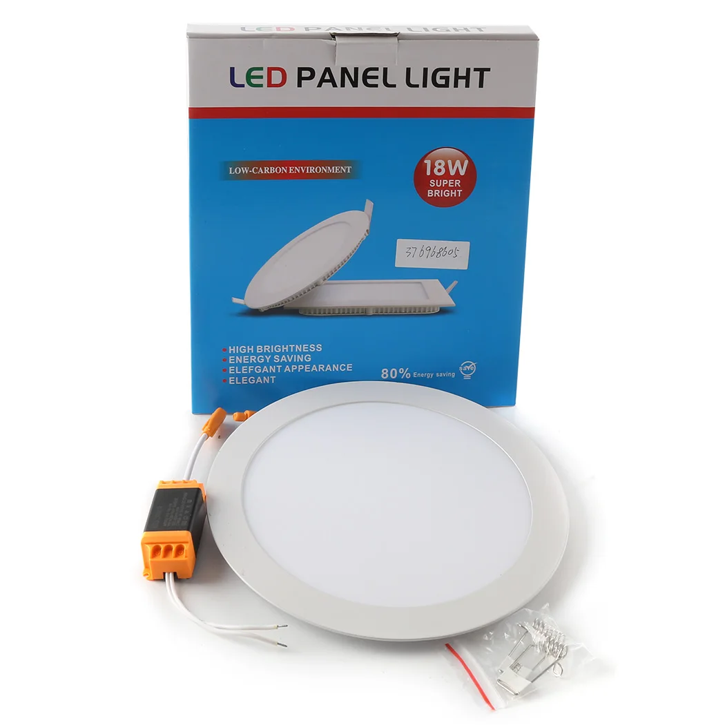 3W LED Panel Light Round Ultra Thin Downlight AC85-265V Ceiling Recessed Indoor | Освещение
