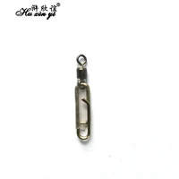hxy 30pcs sizes l rolling swivel with link clip snap cladding transparent plastics fishing hook accessories