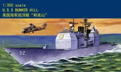 Современный боевой корабль Trumpeter модель 80702 года 1/350 США бункерный холм военного