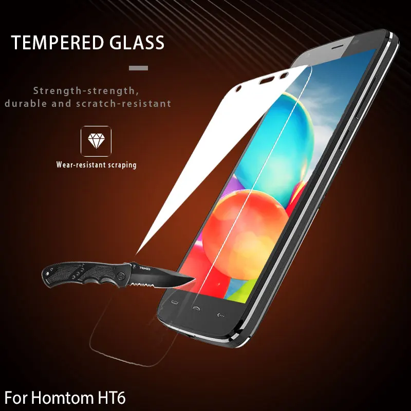 5 Homtom HT6 телефон Стекло Экран протектор ультра тонкая пленка 0 дюймов для HT3