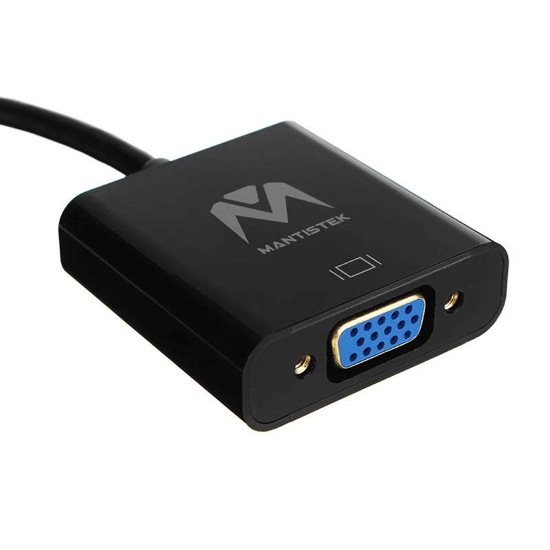 CLAITE MantisTek MD1 Mini Display Port DP Male To VGA Female кабель адаптер конвертер 90 мм| |