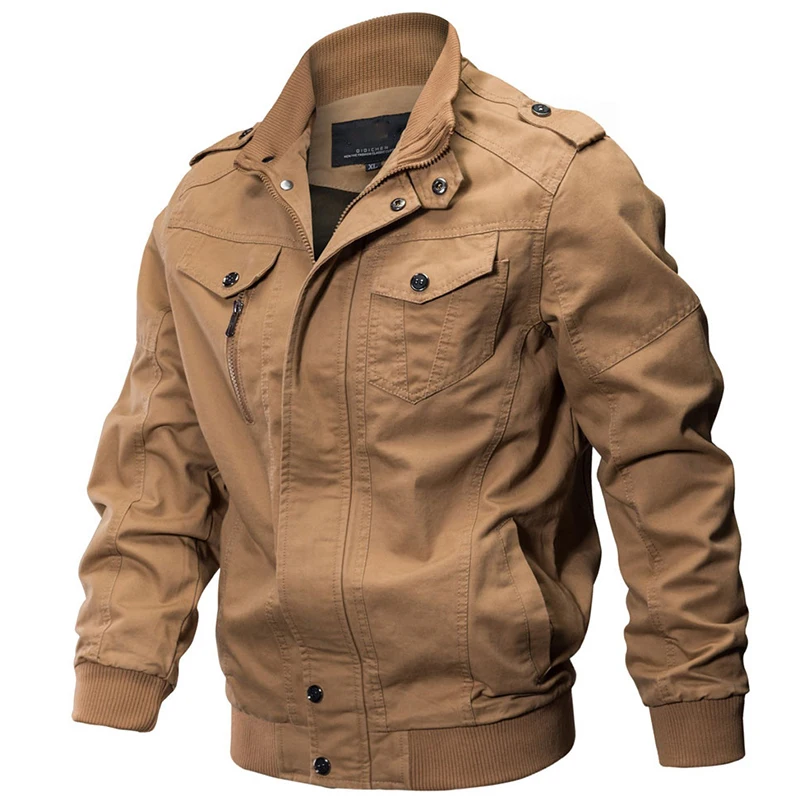 Космо MASA курточка бомбер для мужчин осень зима военные Mens Jackets And Coats черный
