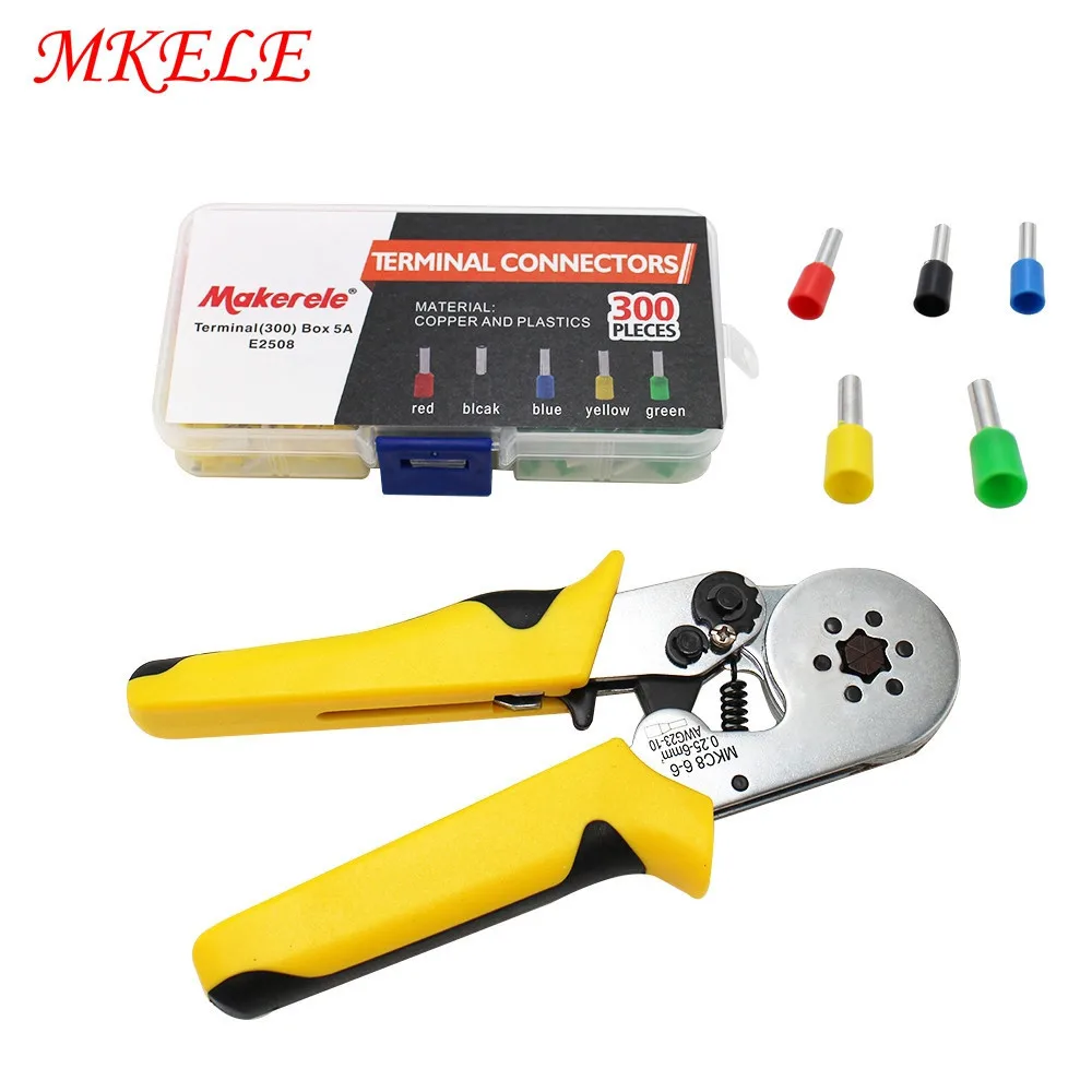Crimping Tool HSC8 Cold Pressing Terminal Pliers Multi-function Needle Clamping Wire Electrical Tools Small Type | Инструменты