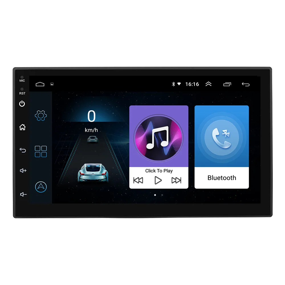 Универсальный Автомобильный мультимедийный плеер 2 Din радио Android 8 1 GPS навигация