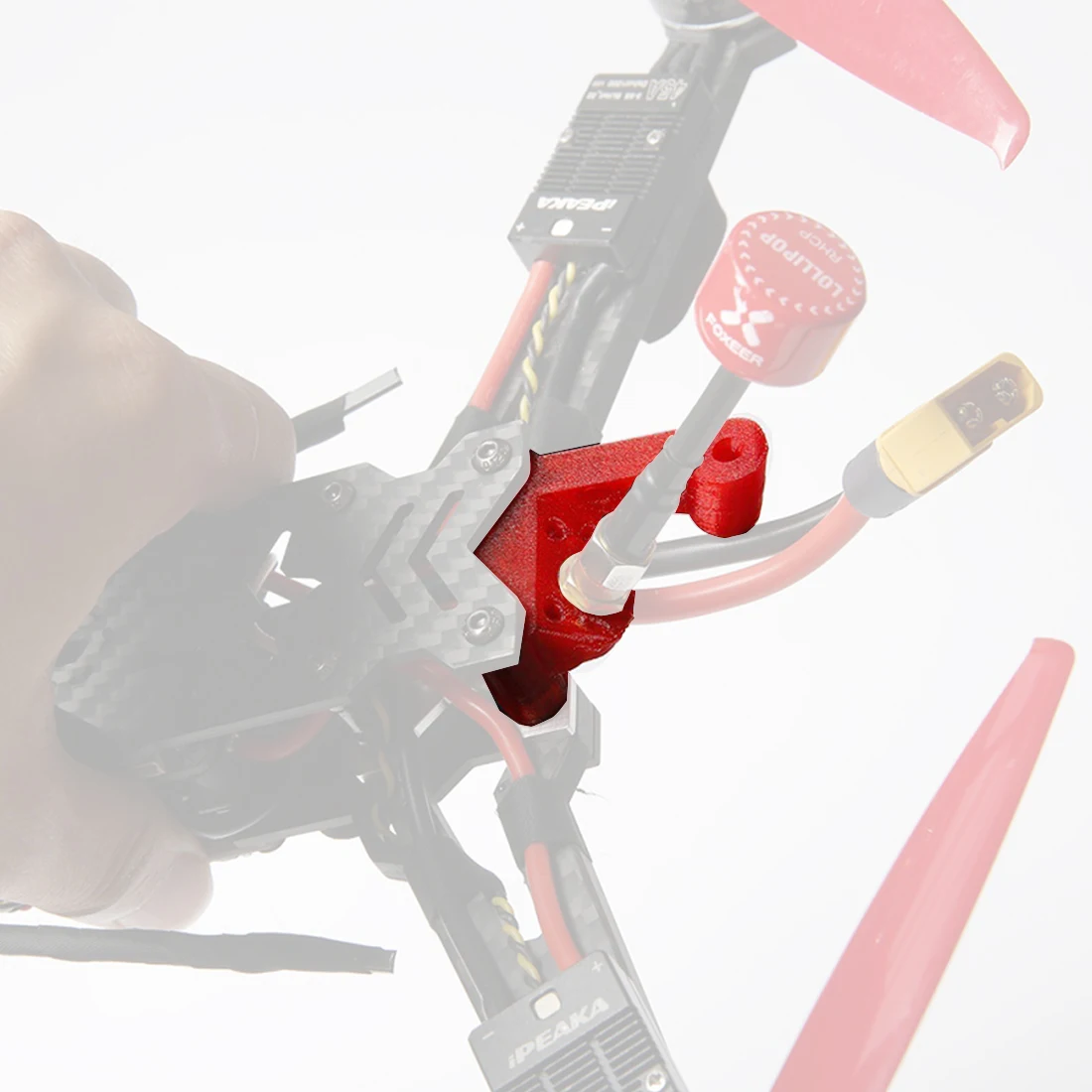 Крепление для задней антенны JMTRack с 3D печатью FPV из ТПУ iFlight iH3 XL5 V2 XL8 HL5/7 рама DIY Racing