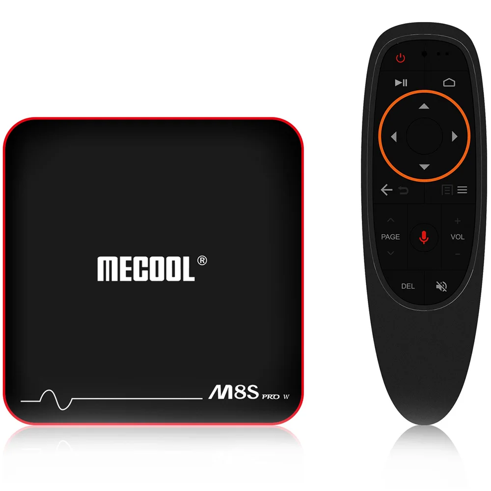 MECOOL M8S PRO W Смарт ТВ приставка Android с голосовым пультом ДУ Amlogic S905W 1ГБ 8ГБ 2.4Г Wi-Fi 100Мбит/с BT4.2 Поддержка 4K H.265.