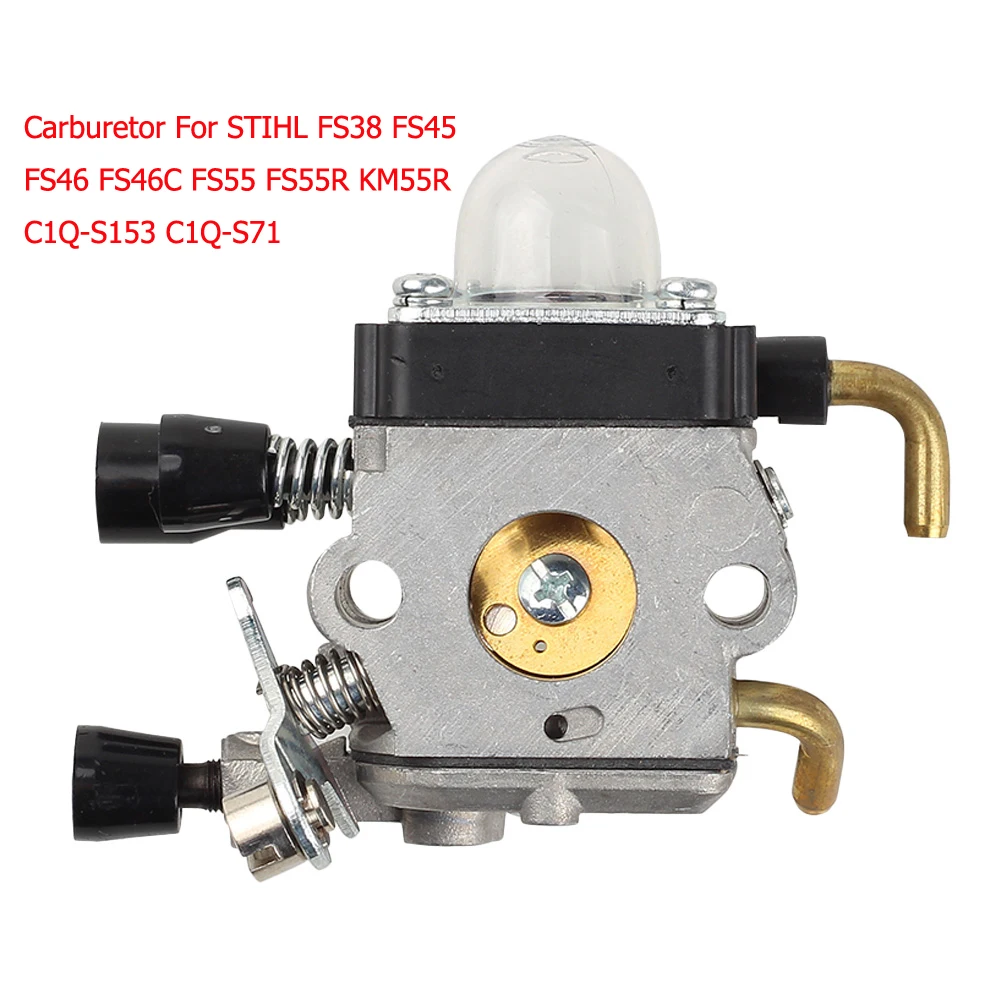Карбюратор для STIHL FS38 FS45 FS46 FS46C FS55 FS55R KM55R FC55 триммер C1Q S153 S71 S143 Бесплатная