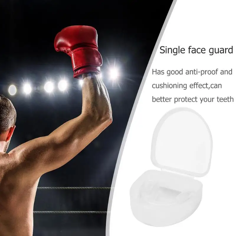 Strenuous Exercise Mouthguard Teeth Protector Mouth Guard for Boxing Taekwondo Basketball Gum Shield Tooth Fixer | Красота и здоровье