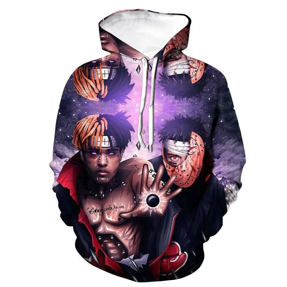 XXXTENTACION для мужчин's толстовки повседневное молодежи весна и осень свободные