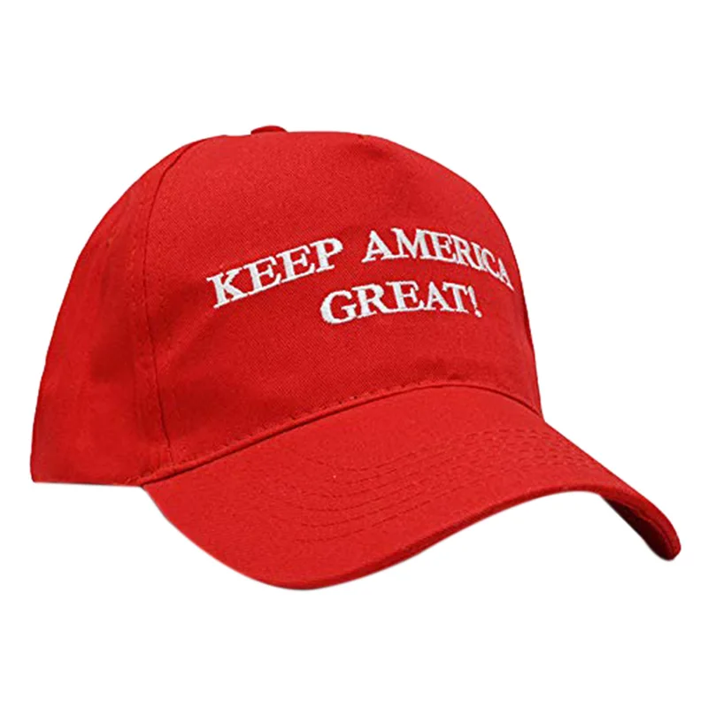 1 шт. лозунг Keep America Great Donald Trump бейсболка с флагом США регулируемая красного