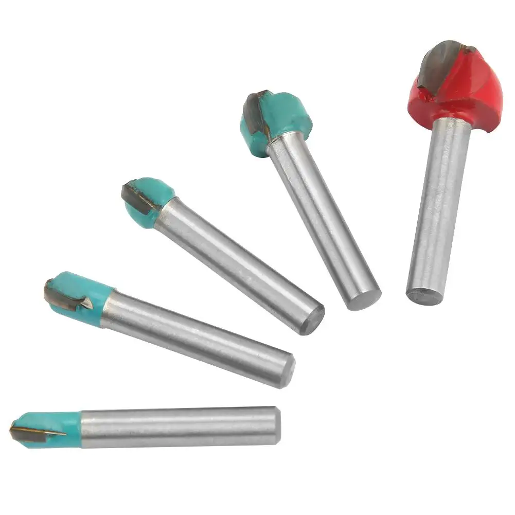 5 шт. набор фрез круглый нижний нож деревообрабатывающий резак долбежный