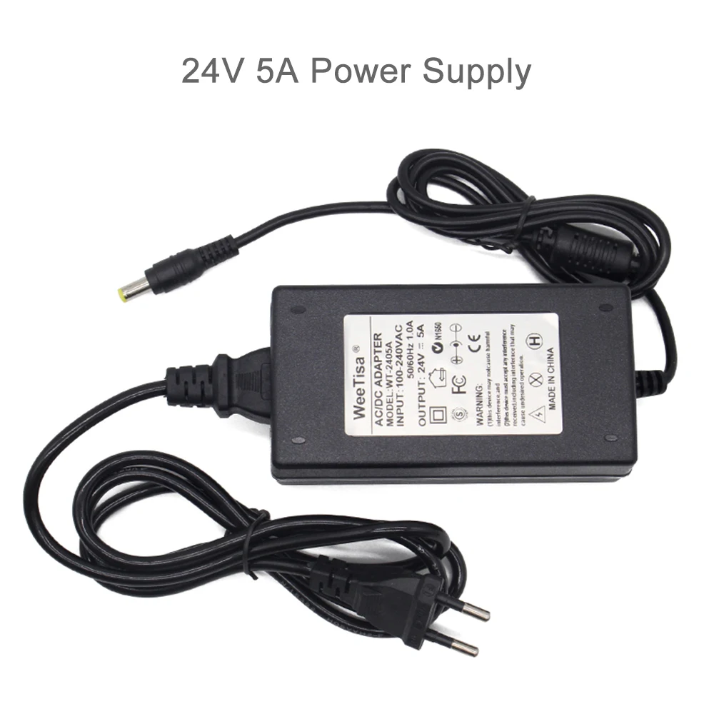 24 V адаптер питания 2A 3A 4A 5A Светодиодный источник Вольт драйвер AC 110V 220V к DC для CCTV