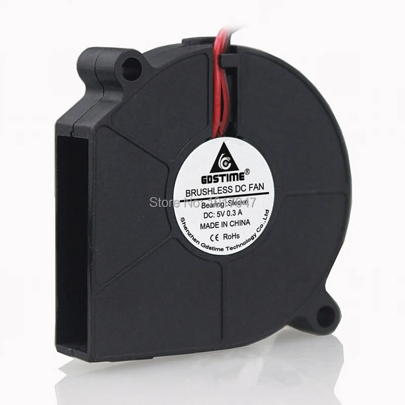 5Pieces Lot PC Computer Cooling Cooler DC Centrifugal Fan 2 Pin 5V 6015S 60x60x15mm 60mm Blower | Компьютеры и офис
