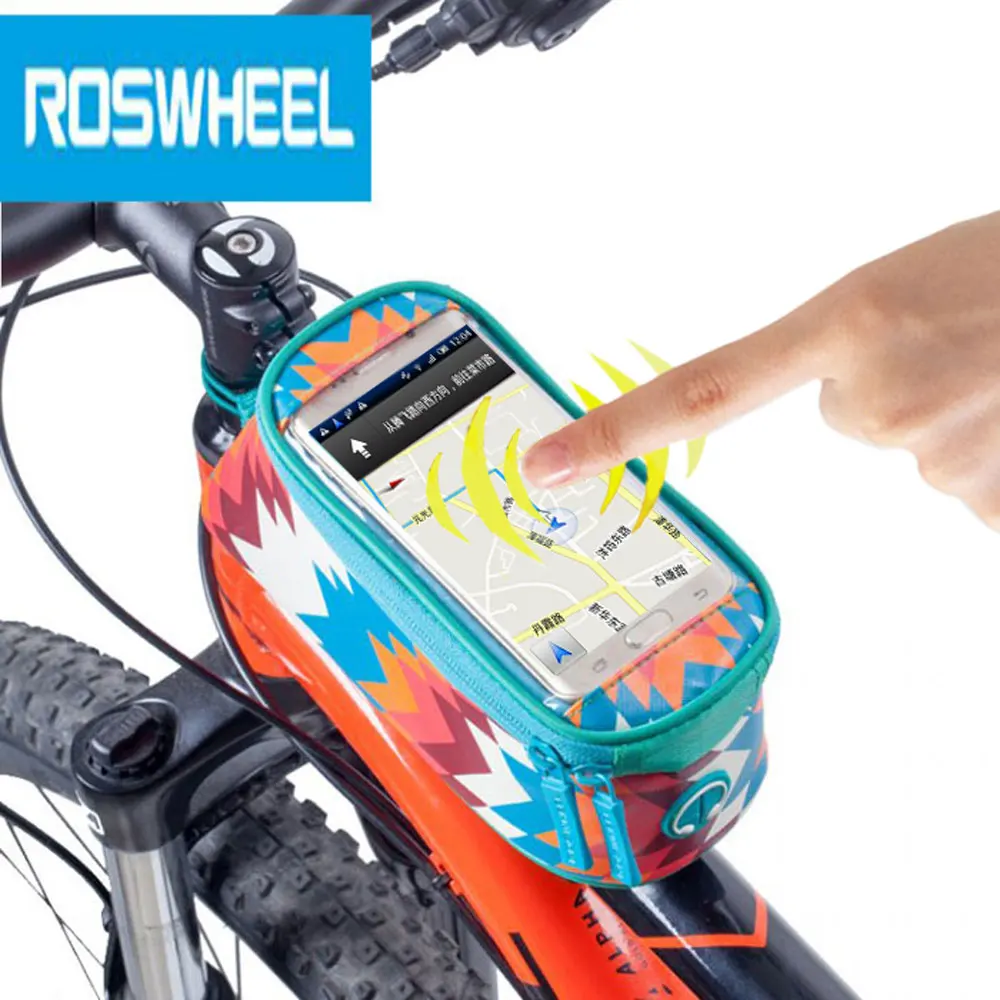 Roswheel велосипед сенсорный экран 4 8 дюйма трубка сумка телефон карманный езда
