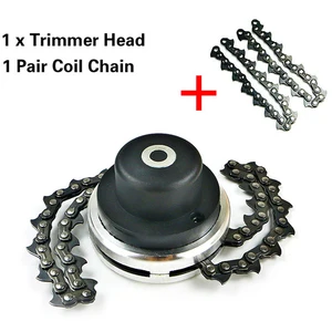 65Mn триммер головка катушка кисть для цепи резак садовая трава триммер головка модернизированная с утолщающей цепью для газонокосилки инструмент аксессуар