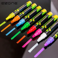 ezone candy color highlighter fluorescent pen liquid chalk marker pen for led writing board for painting graffiti office supply