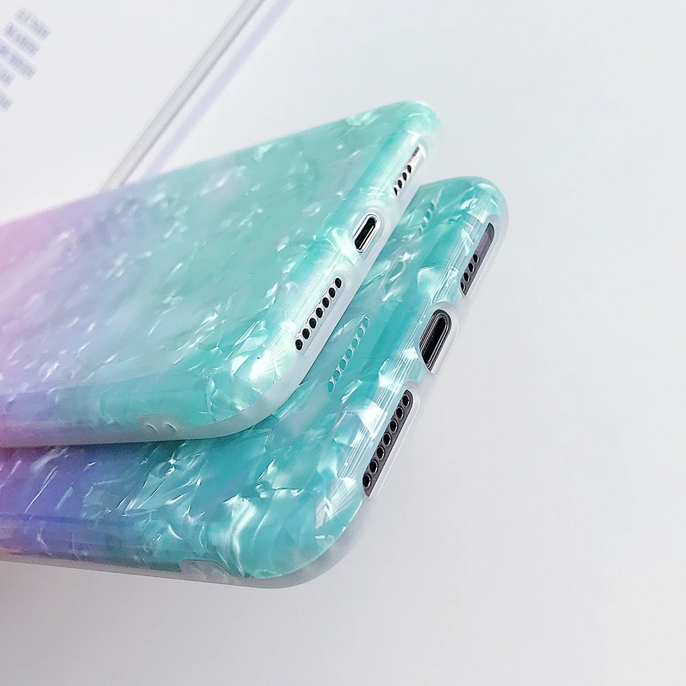 Чехол для телефона LOVECOM градиентный цвет чехол iPhone 12 Mini 11 Pro Max XR X XS 7 8 6S Plus мягкий IMD