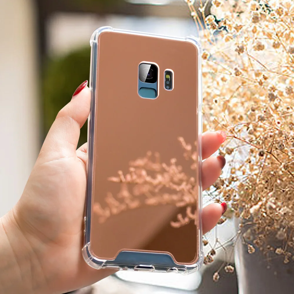 CASEIER зеркальный чехол для Samsung Galaxy A7 2018 высокое качество защитный S10 S8 S7 Plus Note 8 9 Funda