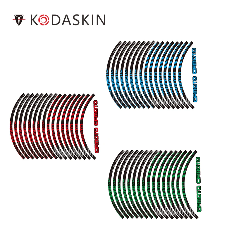 KODASKIN 2D наклейка на обод мотоцикла набор наклеек для CFMOTO 150NK 400NK 650NK 250NK 3 цвета