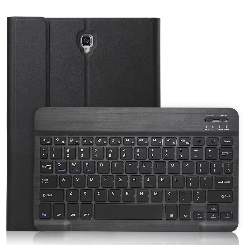 JRZ For Samsung Galaxy Tab A 10.5 SM-T590 SM-T595 Smart Tablet Skin 2-in-1 Leather Cover with Detachable Bluetooth Keyboard | Компьютеры и