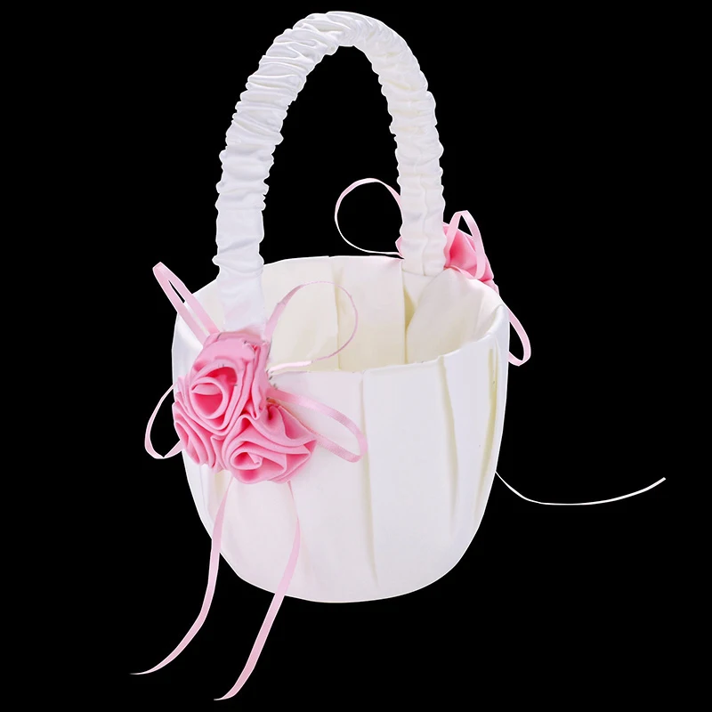 1 * корзина атласная Цветочная лента Свадебная церемониальный декор уникальный