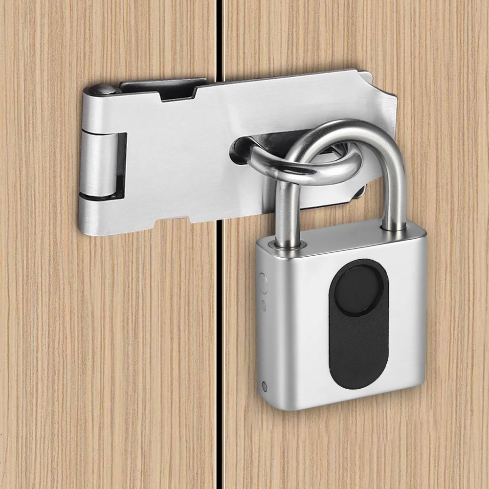 USB Перезаряжаемый смарт замок без ключа с отпечатком пальца IP65 Водонепроницаемый