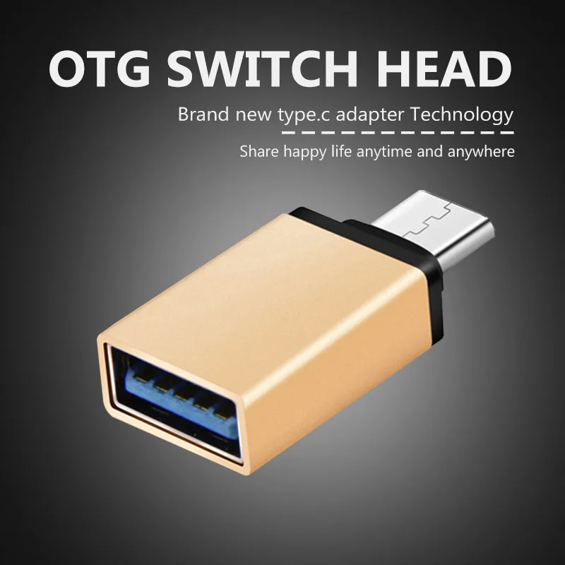 Алюминиевый корпус Type C к USB адаптеру OTG конвертер 3 0 конвертировать в порт адаптер