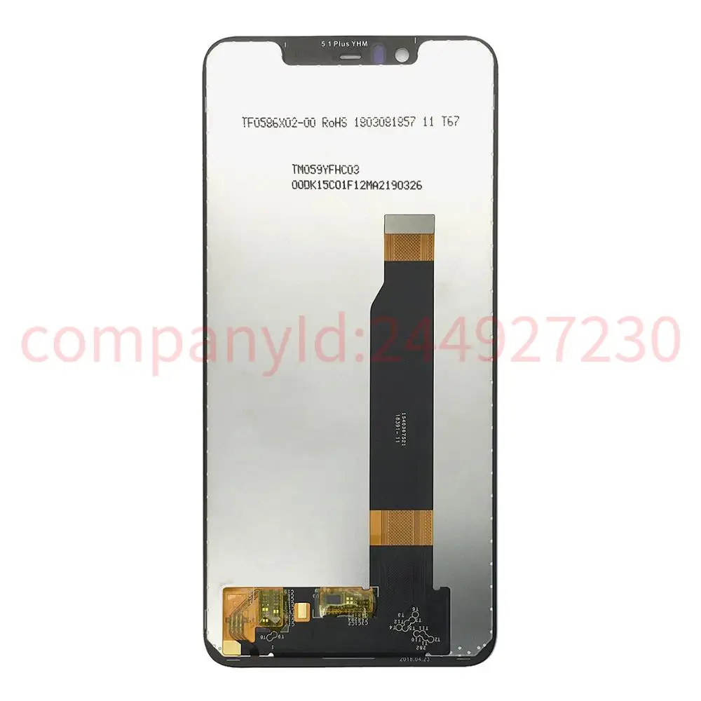 Для Nokia 5 1 Plus TA-1102 TA-1105 TA-1108 TA-1109 TA-1112 TA-1120 X5 экран ЖК-дисплей дигитайзер сенсорные