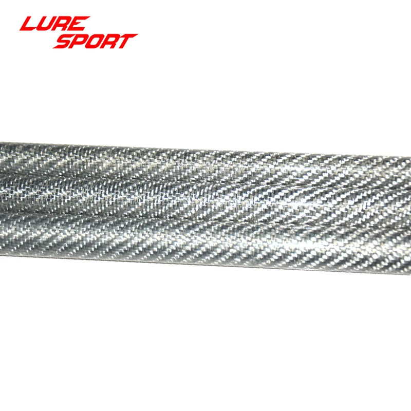 LureSport Silver woven carbon tube Rod building component Fishing Rod Blank Pole Repair DIY Accessories enlarge