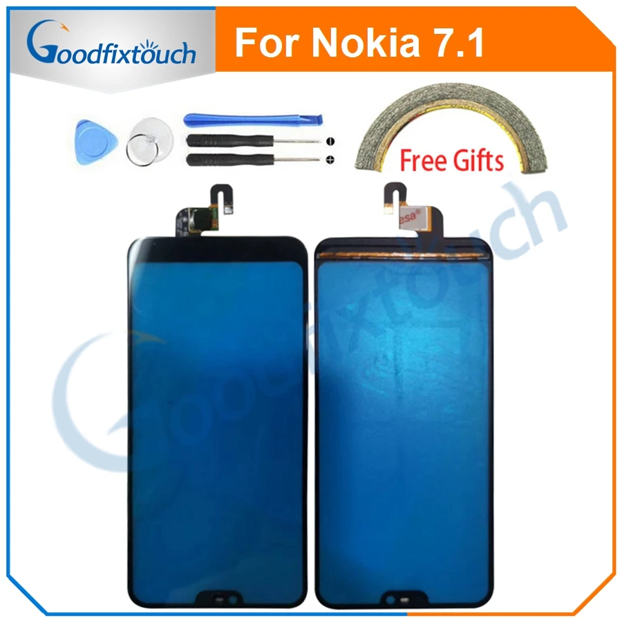 Сенсорный экран для Nokia 7 1 переднее стекло запасные части инструменты внешнего