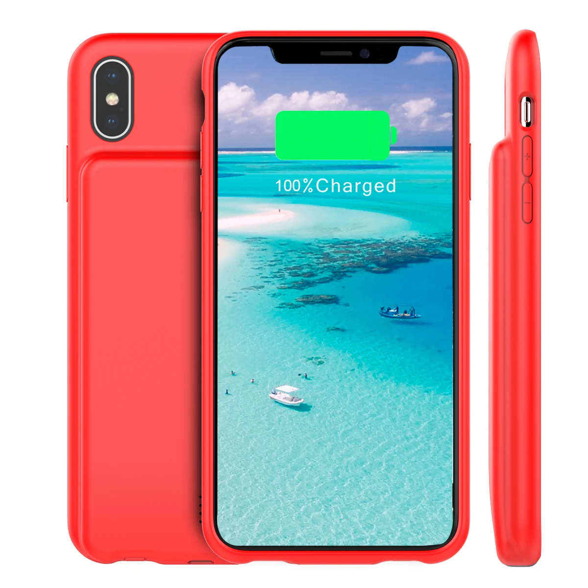 Для iPhone Xs аккумулятор max зарядное устройство чехол с аудио 5000 мАч внешнее