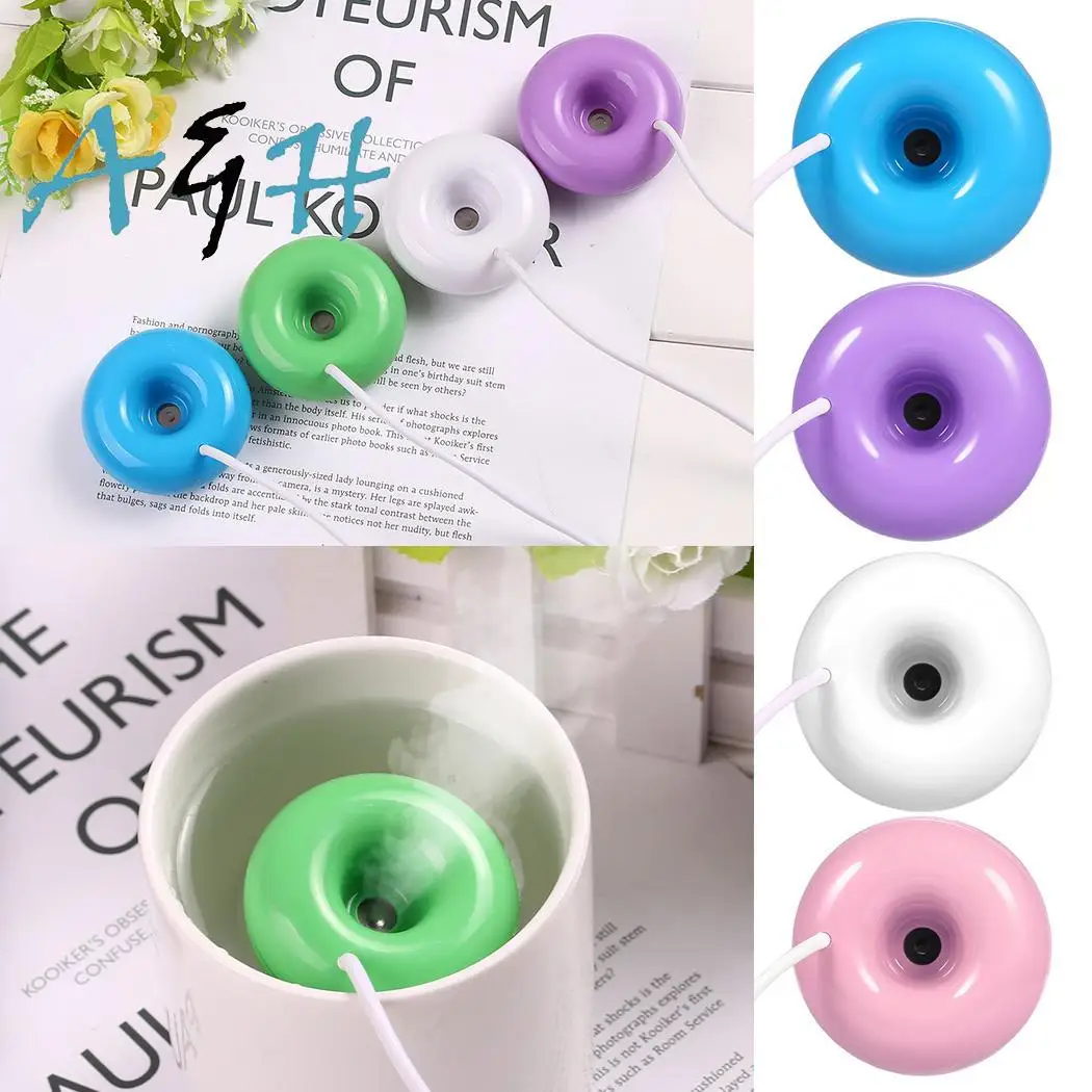 Горячая продажа USB офисный Настольный Пончик Увлажнитель воздуха паровой