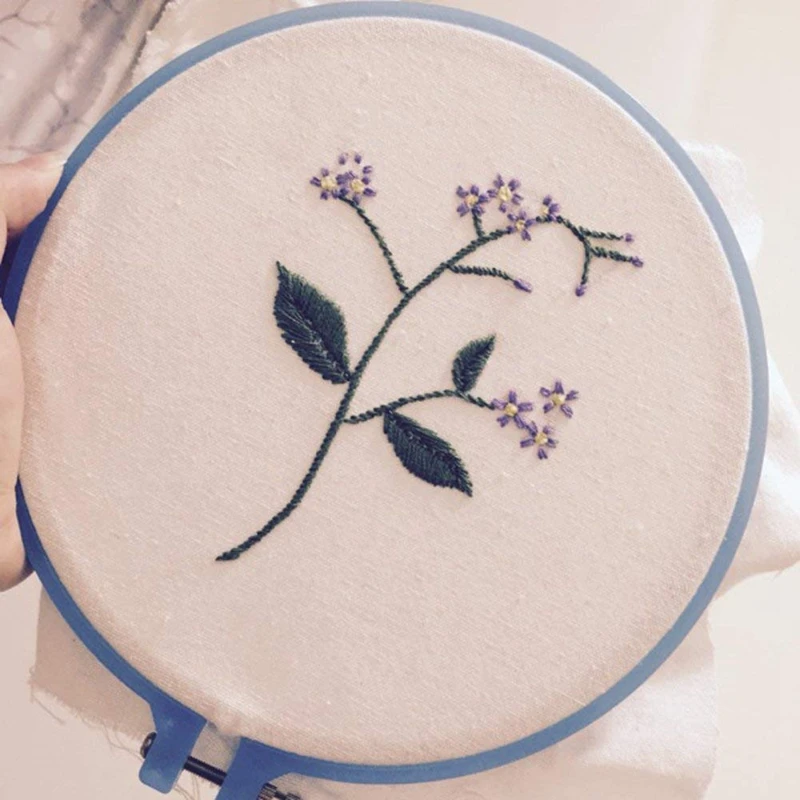 6 шт. набор пластиковых обручей с вышивкой различные размеры и цвета|Швейные