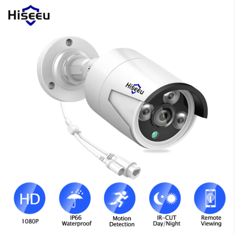 Hiseeu HB612 1080P 2.0MP 3,6 мм POE Мини Пуля ip-камера