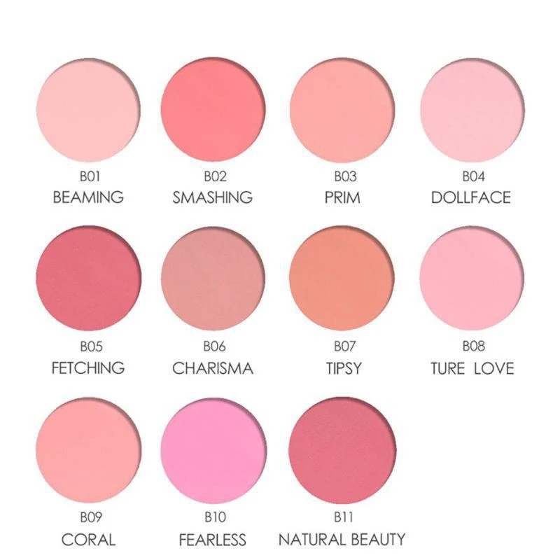 Focallure для женщин Красота Макияж палитра румяна на пудре Kosmetik/Макияж 11 видов
