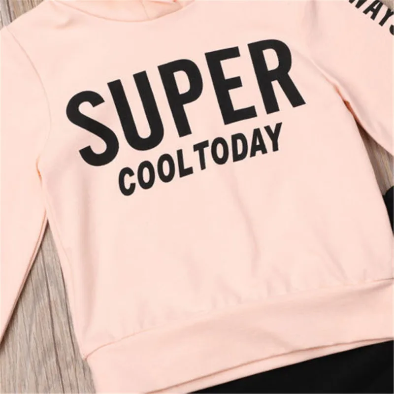 PUDCOCO/милые хлопковые топы с капюшоном для маленьких девочек пальто + длинные