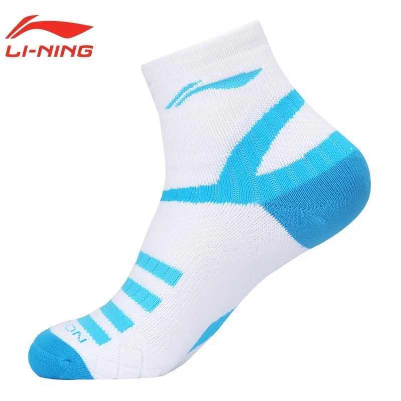 Женские дышащие спортивные носки Li Ning всесезонные дамские нескользящие для