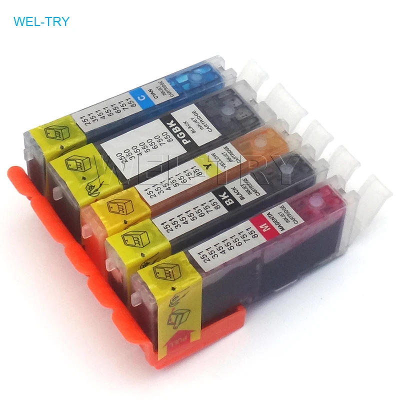 PGI-550 PGBK CLI-551 BK/C/M/Y Ink Cartridge for MX925/MX725/MG5450/MG5550/MG5650/MG6350/MG6450/MG6650/MG7150/iP7250/iP8750 | Компьютеры и