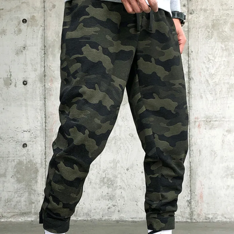 Весенние Новые камуфляжные брюки мужские модные повседневные с принтом уличные