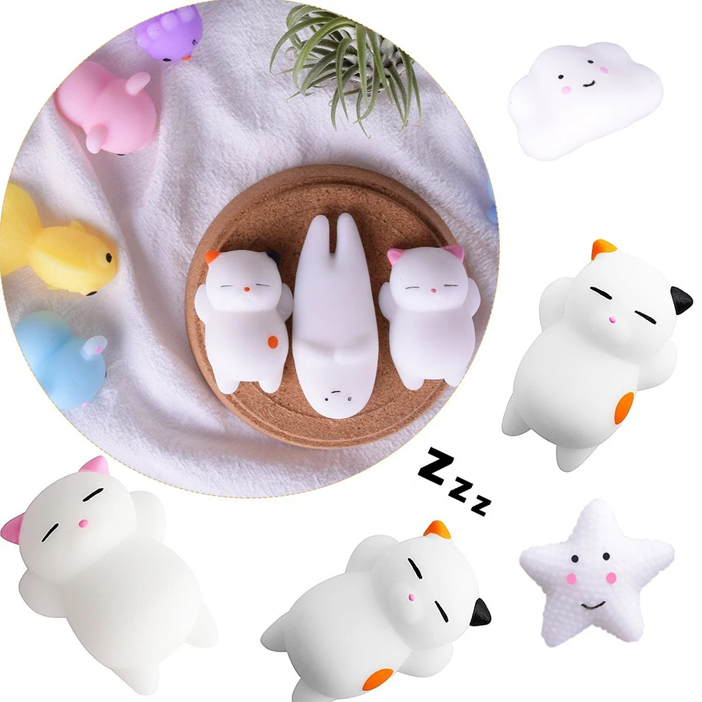 20 шт. Mochi мягкие игрушки Kawaii сжимаемые для детей и взрослых