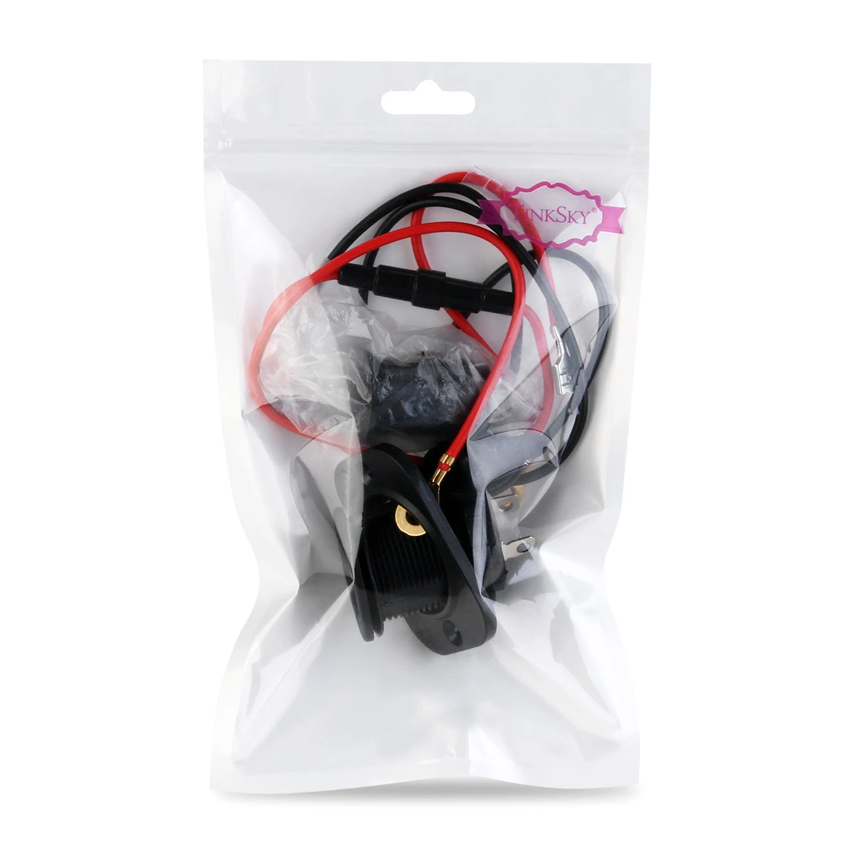 TINKSKY 12 V автомобильный мотоцикл двойной USB адаптер прикуривателя гнездо разъема