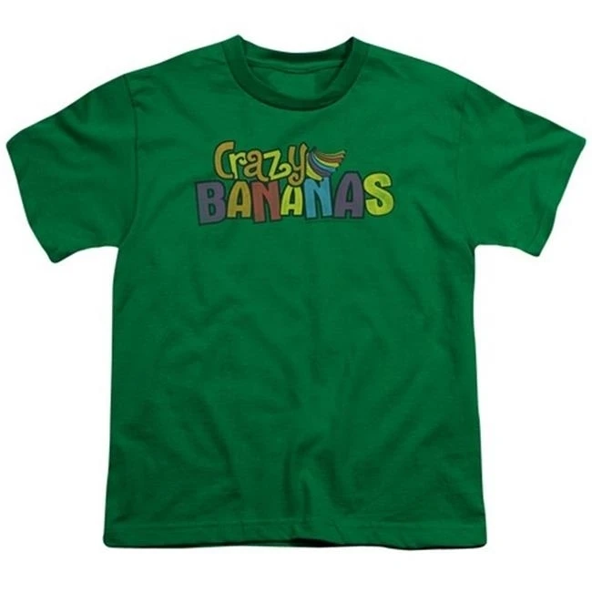 Trevco Dubble Bubble-Crazy Bananas-Молодежная Футболка с коротким рукавом 18-1-Kelly Green Small |