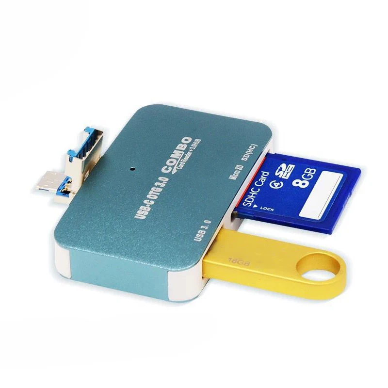IG-Computer Universal Multi-Function Two-In-One Android Mobile Phone Otg Card Reader Usb 3.0Hub | Компьютеры и офис