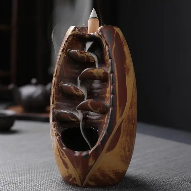 Фоновая ароматическая печь для ароматерапии керамический Лотос | Дом и сад