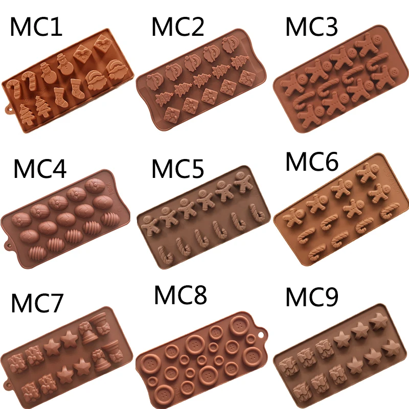 27 стилей 3D силиконовые формочки для печенья инструменты украшения торта пекарня