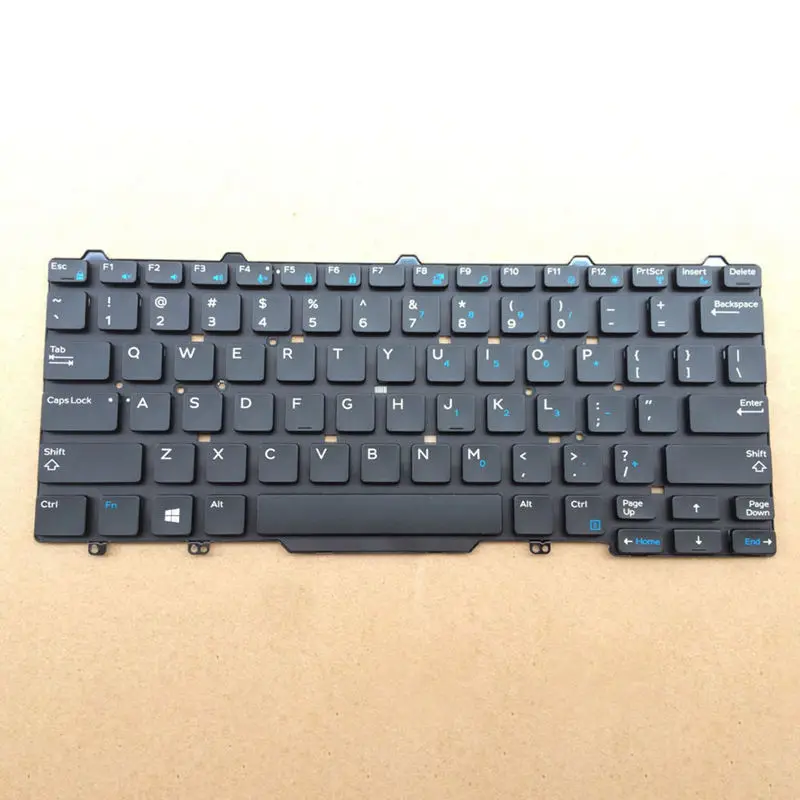 Новая английская клавиатура для ноутбука Dell Latitude 3340 E3340 7350 E5450 E7450 5450 7450 Версия США
