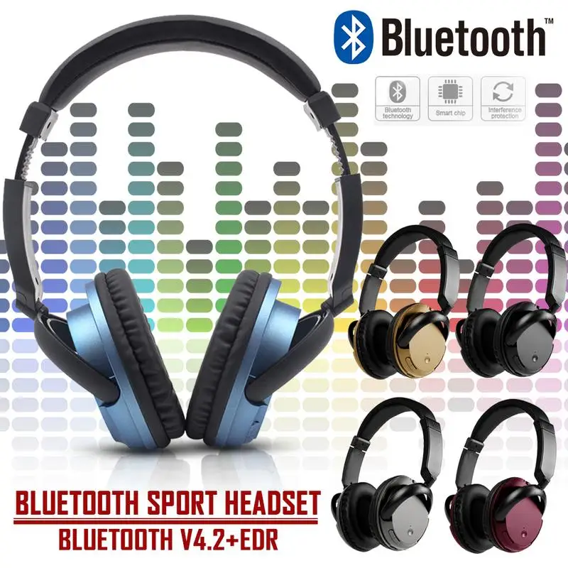 Bluetooth 4 2 наушники с тяжелыми басами Спортивные Беспроводные Hi Fi стерео